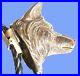 111 Grams VTG BIG Native American Sterling Silver 3D Wolf Head Bolo Beautiful