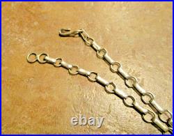 18 FINEST Vintage Navajo Sterling Silver Three Segment DENIM LAPIS Necklace