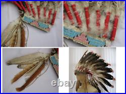 19th Century Sioux North American Indian War Bonnet/Head-dress