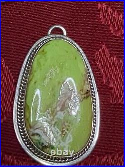 2 -A. G' Sterling Pendants Turquoise MEDIUM SIZE Native Vintage