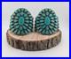 2-Piece Vintage Native American Turquoise Cluster Cuff Bracelets Sizes 7 & 7.25
