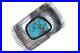 6.375 Vintage Native American sterling/turquoise shadowbox cuff bracelet