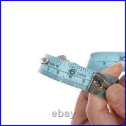 6.5 Vintage Native American sterling and turquoise pointy row cuff bracelet