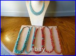 6 Piece Vintage Native American Southwestern Turquoise Jewelry Lot