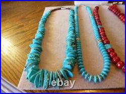 6 Piece Vintage Native American Southwestern Turquoise Jewelry Lot