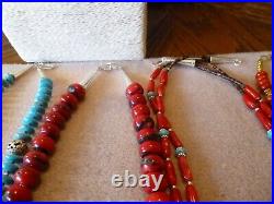 6 Piece Vintage Native American Southwestern Turquoise Jewelry Lot