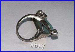 925 Sterling Silver Vintage Native American Turquoise Ring