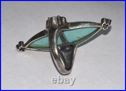 925 Sterling Silver Vintage Native American Turquoise Ring