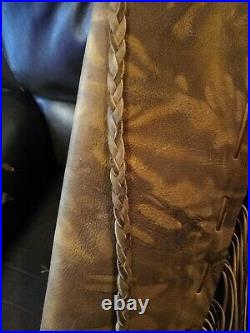 AWESOME VINTAGE NATIVE AMERICAN HAND MADE LEATHER ARROW QUIVER 1960s SUPER