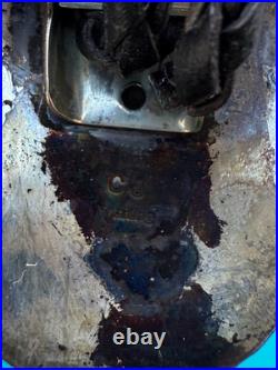 Amazing Vintage Native American Navajo Sterling Silver Turquoise Bolo Necklace