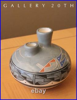 Amazing! Vtg Orig Tribal Pottery! Art Native American Sculpture Wedding Vase