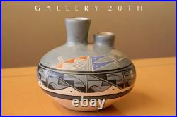 Amazing! Vtg Orig Tribal Pottery! Art Native American Sculpture Wedding Vase