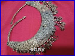 Antique Jewellery Necklace Metal Tribal Indian Rare Handmade See Video Wow