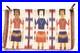 Antique Navajo Rug Native American Indian Yei Pictorial Weave 29x17 Textile Vtg
