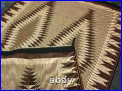 Antique Pre-1935 30x48 Eye Dazzler, Grey, Brown, Black, & White Navajo Rug