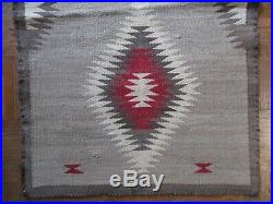 Antique Vintage Native American Indian Rug Blanket 35 By 22 Inches Navajo Art