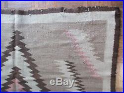 Antique Vintage Native American Indian Rug Blanket 48 By 70 Inches Navajo Art