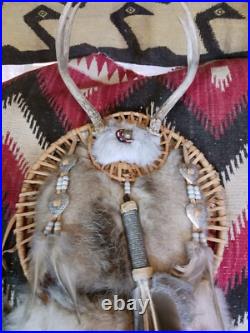 Awesome Old Vintage Native American Handmade Mandela Wall Art Very Nice