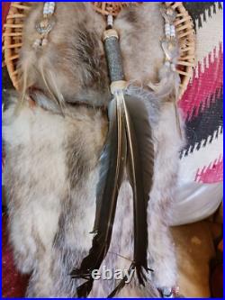 Awesome Old Vintage Native American Handmade Mandela Wall Art Very Nice