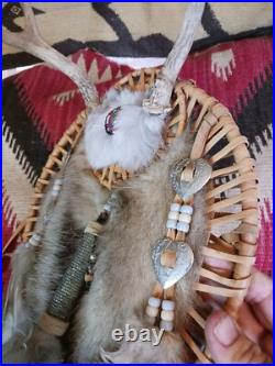 Awesome Old Vintage Native American Handmade Mandela Wall Art Very Nice