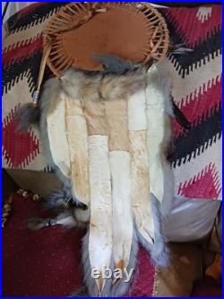 Awesome Old Vintage Native American Handmade Mandela Wall Art Very Nice