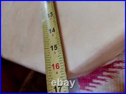Awesome Vintage Native American Buffalo Hide Hand Drum Red Eagle 07