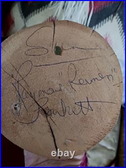 Awesome Vintage Native American Navajo Kachina Raymond Parker Very Nice