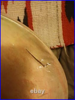 Awesome Vintage Native American Rattle Rain Drum Prayer Drum Unique Nice