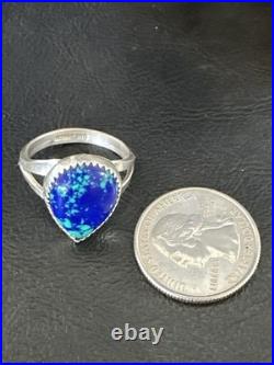 Azurite Navajo Sterling Silver Blue Green Ring Size 10 20078 Azurite Navajo Sterling Silver Blue Green Ring Size 10 20078