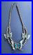 Beautiful Antique / Vintage Native American Sterling Silver Butterfly Necklace