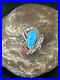 Blue Turquoise Coral Navajo Sterling Silver Cluster Pinky Ring Sz 8.5 20201