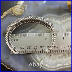 Carolyn Pollack Vintage Southwestern Style Sterling Malachite Bracelet For Women