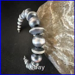 Children Navajo Pearls Sterling Silver Bead Stainless Wrap Bracelet 4.5 19022 Children Navajo Pearls Sterling Silver Bead Stainless Wrap Bracelet 4.5 19022