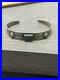 Gibson Gene Navajo Vintage Native American Cuff Bracelet 10.5G Detailed