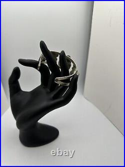 Gorgeous VTG Native American Style Silver And Turquoise Cuff Bracelet Unknown