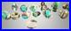 Great LOT 13 Native American Vintage Sterling Silver Rings Turquoise Some Signed