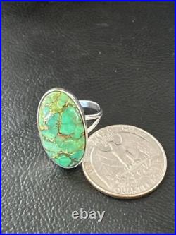 Green Mohave Turquoise Navajo Sterling Silver Ring Size 7 15597 Green Mohave Turquoise Navajo Sterling Silver Ring Size 7 15597