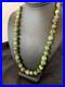 Green Turquoise Graduated Navajo Sterling Silver Necklace 22 11708