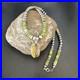 Green Turquoise Pendant Navajo Pearls Sterling Silver Necklace 16920