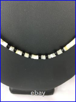 Handmade Native American Black Onyx Sterling Silver Men's Necklace 10052 Handmade Native American Black Onyx Sterling Silver Men's Necklace 10052