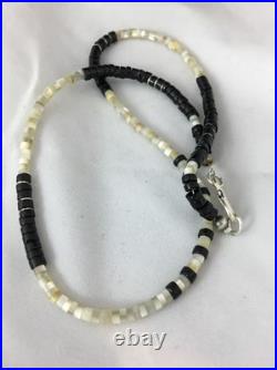 Handmade Native American Black Onyx Sterling Silver Men's Necklace 10052 Handmade Native American Black Onyx Sterling Silver Men's Necklace 10052