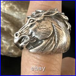 Horsehead Navajo Sterling Silver Ring Size 11.5 15381
