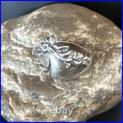 Horsehead Navajo Sterling Silver Ring Size 11.5 15381