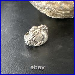 Horsehead Navajo Sterling Silver Ring Size 11.5 15381