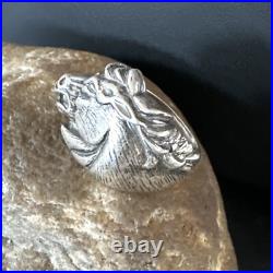 Horsehead Navajo Sterling Silver Ring Size 11.5 15381