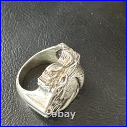 Horsehead Navajo Sterling Silver Ring Size 11.5 15381