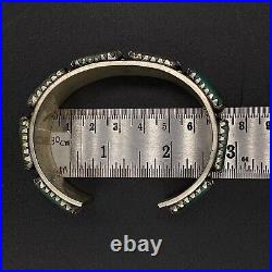 Incomparable Vintage Native American Turquoise Mountain Silver Bracelet