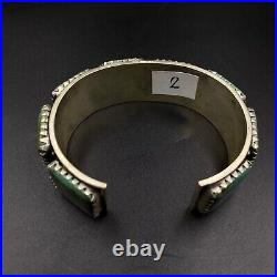Incomparable Vintage Native American Turquoise Mountain Silver Bracelet