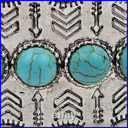 JEWERLY Sterling Silver Native American Vintage Antique Cuff Bracelet 2.5 oz