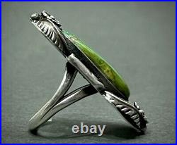 Large Vintage Navajo Sterling Silver Royston Turquoise Ring STUNNING